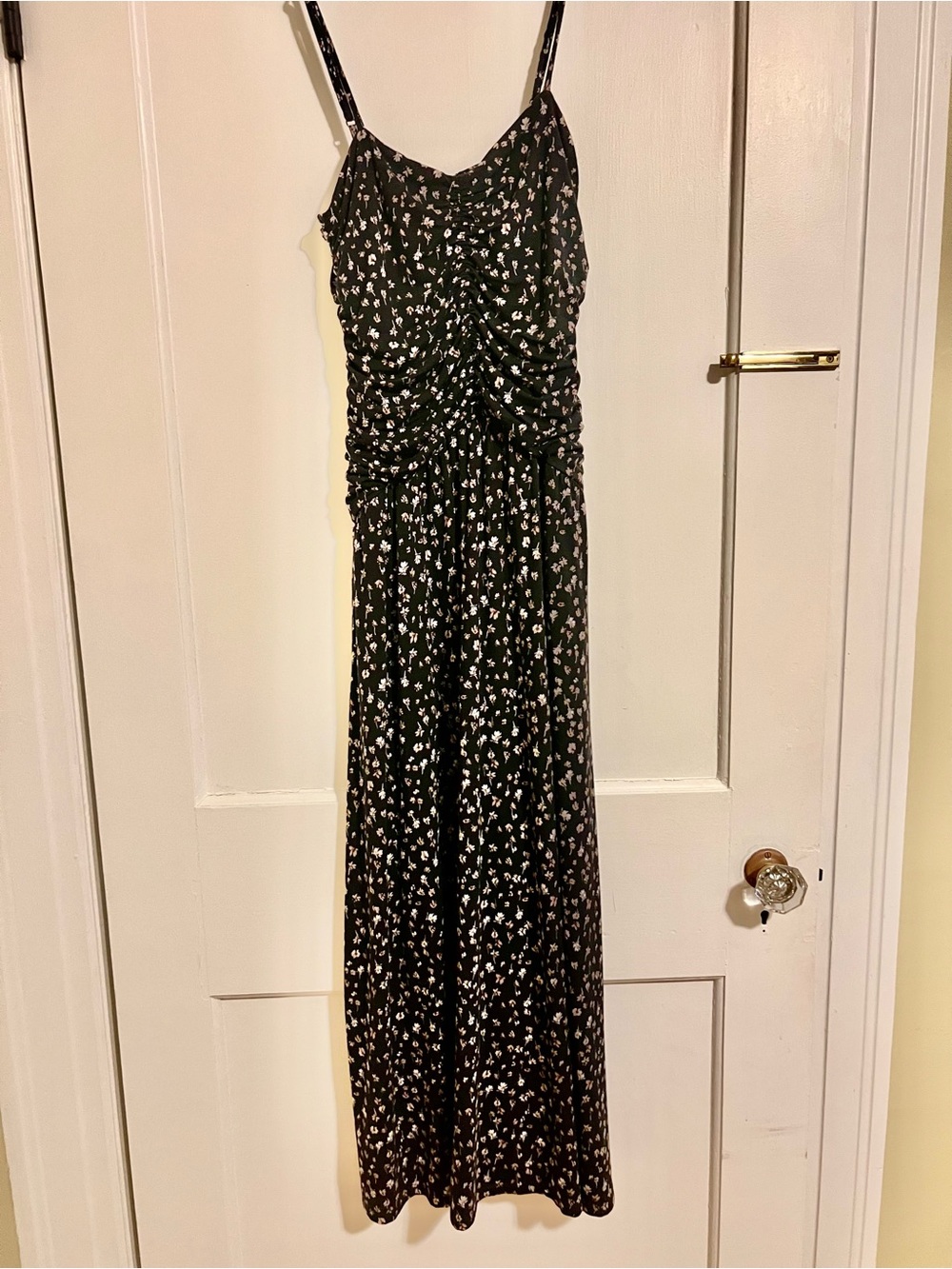 Z Supply Black Floral Maxi Dress